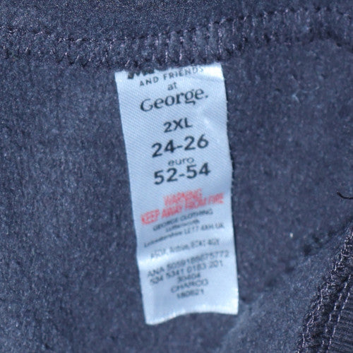 Womens UK Size 2XL George Black Pullover Sweatshirt