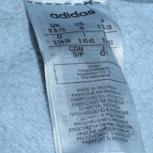 Womens UK Size 8-10 adidas Grey Pullover Sweatshirt