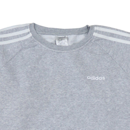 Womens UK Size 8-10 adidas Grey Pullover Sweatshirt