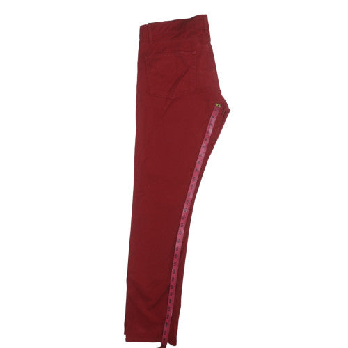 Carhartt Men's Red 34x34 Straight Fit Denim Jeans