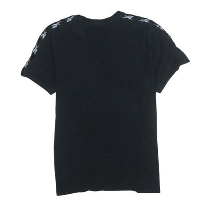 Reebok Men’s Black Cotton Crew Neck Sports T-Shirt Size M