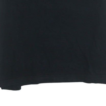 Reebok Men’s Black Cotton Crew Neck Sports T-Shirt Size M