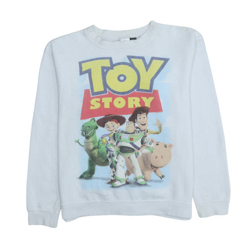 Teens UK Size S Disney White Pullover Sweatshirt