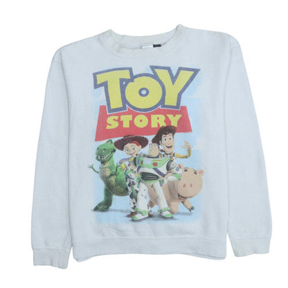 Teens UK Size S Disney White Pullover Sweatshirt