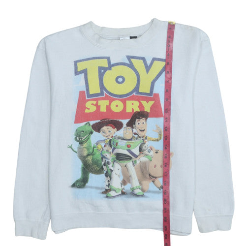 Teens UK Size S Disney White Pullover Sweatshirt
