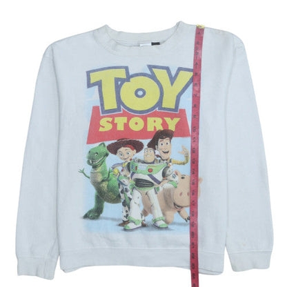 Teens UK Size S Disney White Pullover Sweatshirt