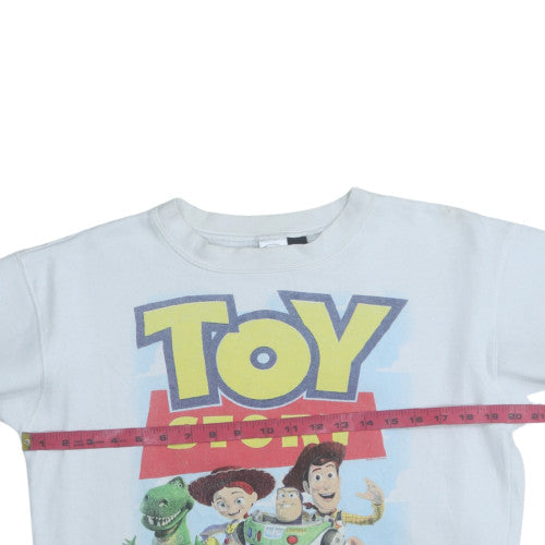 Teens UK Size S Disney White Pullover Sweatshirt