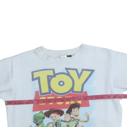 Teens UK Size S Disney White Pullover Sweatshirt