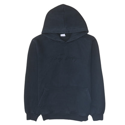 Mens UK Size M Tommy Hilfiger Black Pullover Hoodie