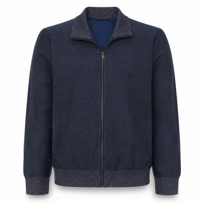 Napapijri Mens Blue 2XL Cotton Full Zip Track Jacket