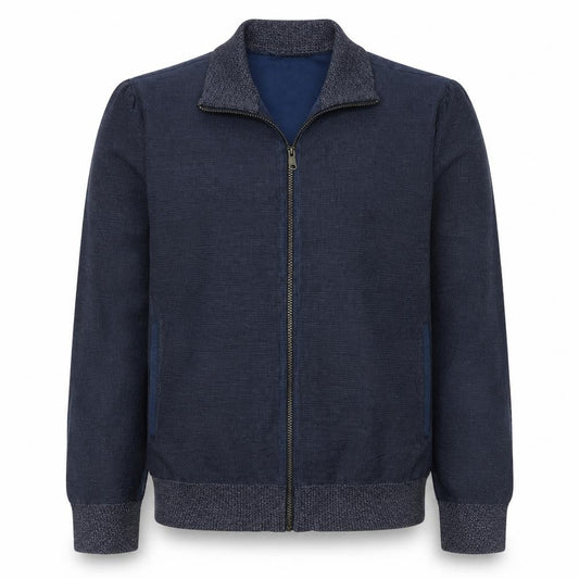 Napapijri Mens Blue 2XL Cotton Full Zip Track Jacket