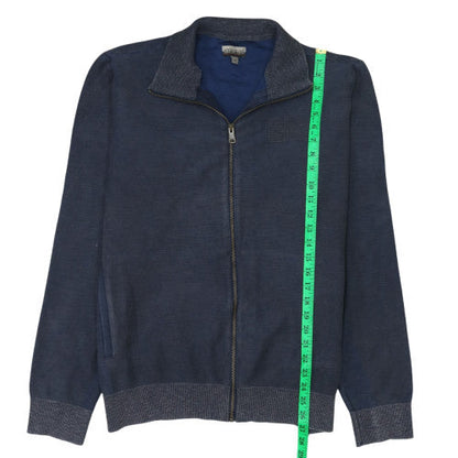 Napapijri Mens Blue 2XL Cotton Full Zip Track Jacket