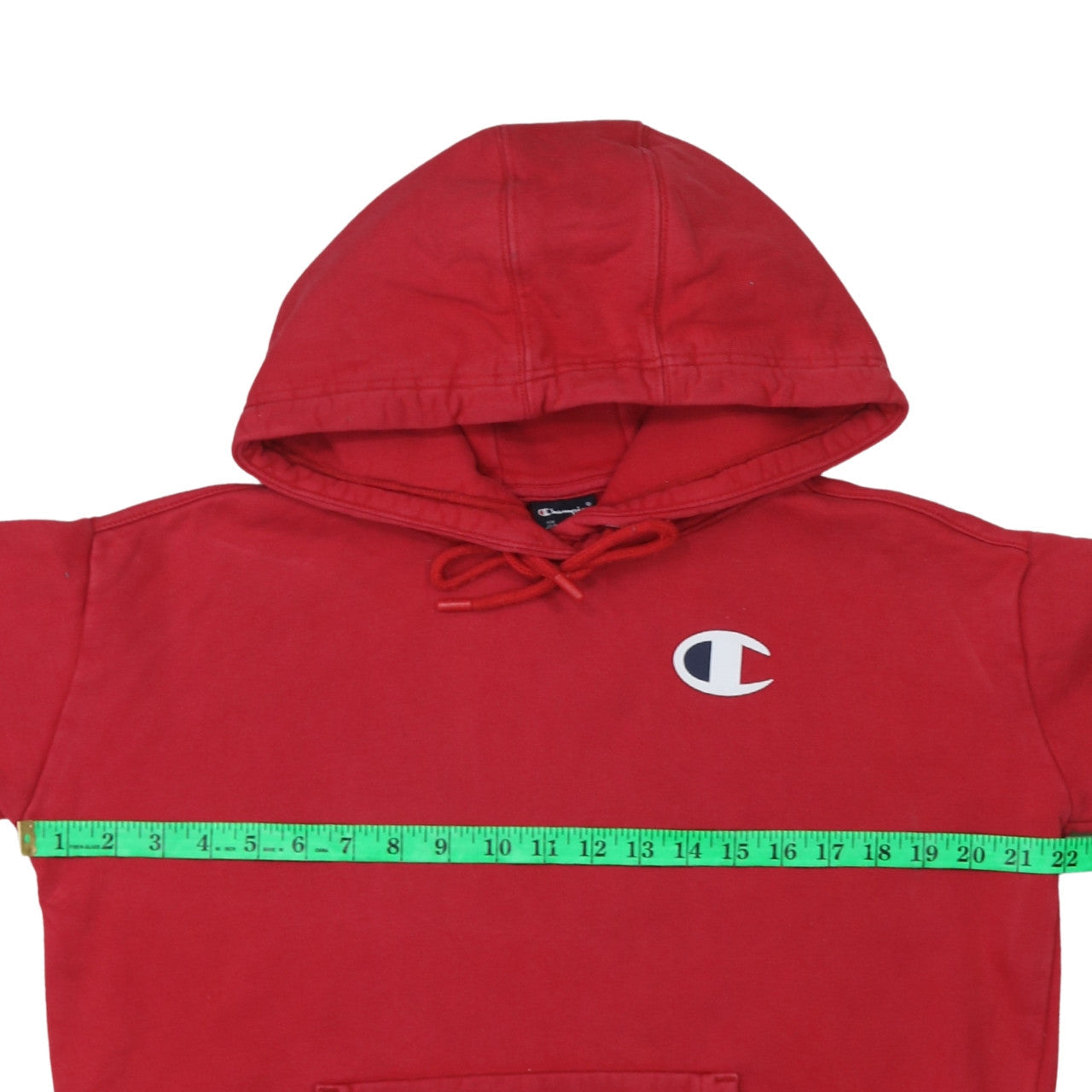 Mens UK Size M Champion Red Pullover Hoodie