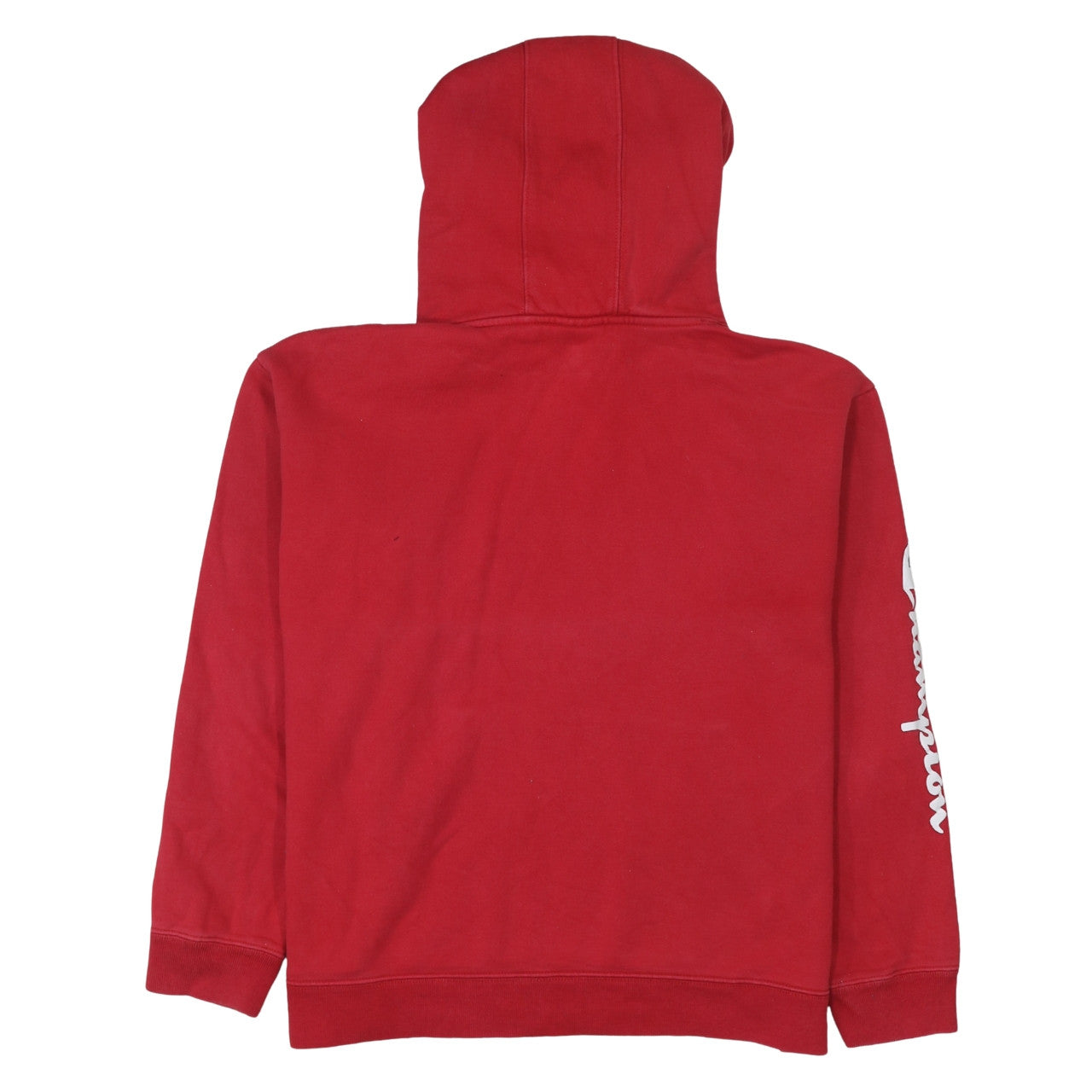 Mens UK Size M Champion Red Pullover Hoodie