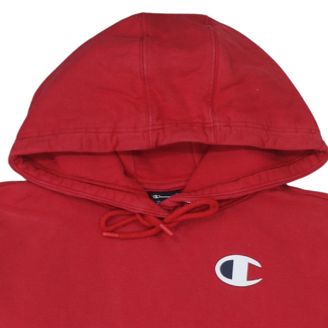 Mens UK Size M Champion Red Pullover Hoodie