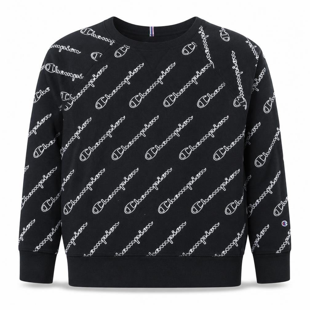 Womens UK Size 2XL Champion Black Pullover Sweatshirt