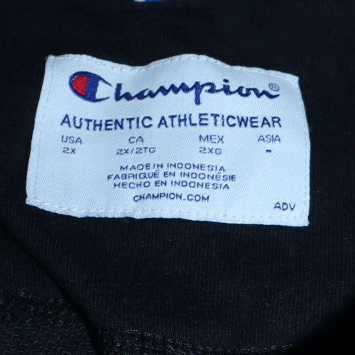 Womens UK Size 2XL Champion Black Pullover Sweatshirt