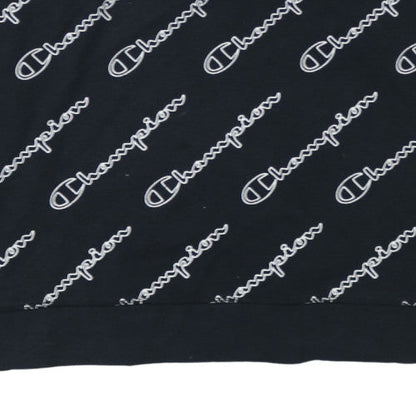 Womens UK Size 2XL Champion Black Pullover Sweatshirt