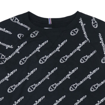Womens UK Size 2XL Champion Black Pullover Sweatshirt