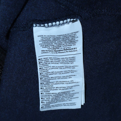 Mens UK Size S Nike Blue Full Zip Hoodie