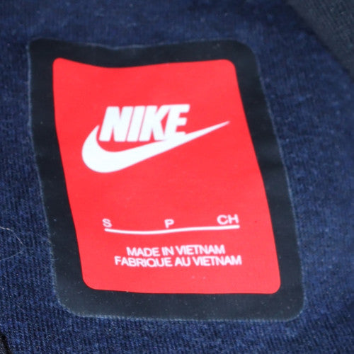 Mens UK Size S Nike Blue Full Zip Hoodie