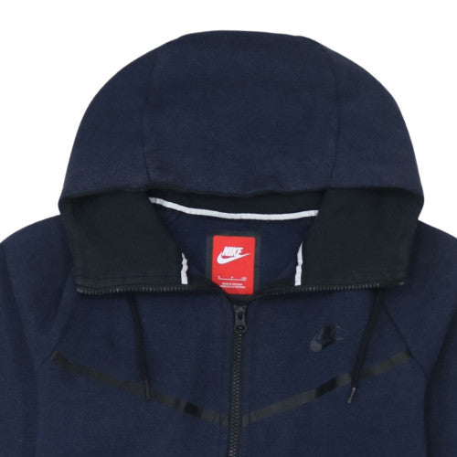 Mens UK Size S Nike Blue Full Zip Hoodie
