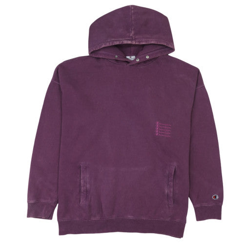 Womens UK Size L Champion Purple Pullover Hoodie