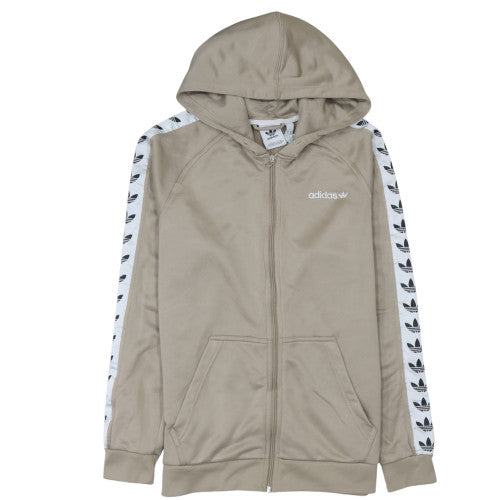Mens UK Size M adidas Beige Full Zip Hoodie