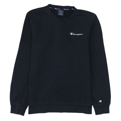 Womens UK Size S Champion Black Pullover Sweatshirt