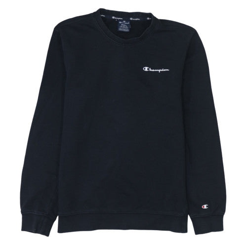 Womens UK Size S Champion Black Pullover Sweatshirt