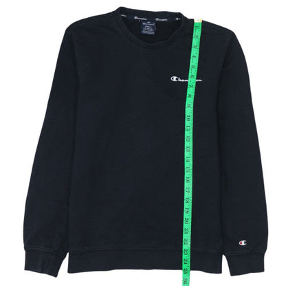 Womens UK Size S Champion Black Pullover Sweatshirt