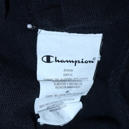 Womens UK Size S Champion Black Pullover Sweatshirt