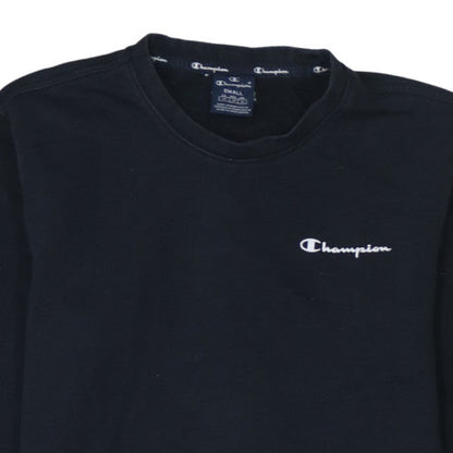 Womens UK Size S Champion Black Pullover Sweatshirt