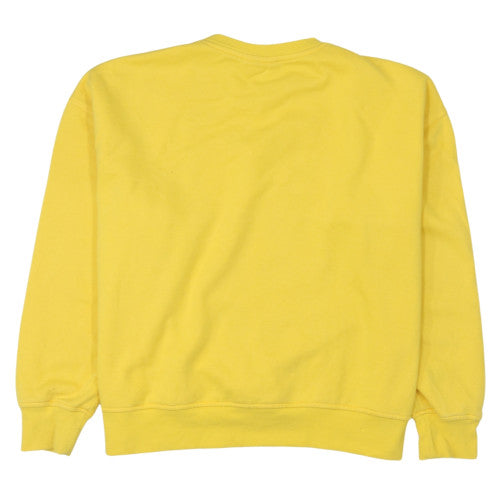 Womens UK Size M Disney Yellow Pullover Sweatshirt