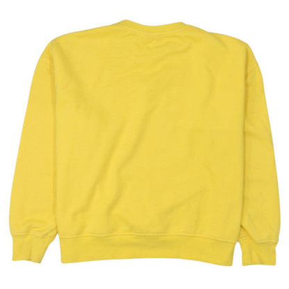 Womens UK Size M Disney Yellow Pullover Sweatshirt