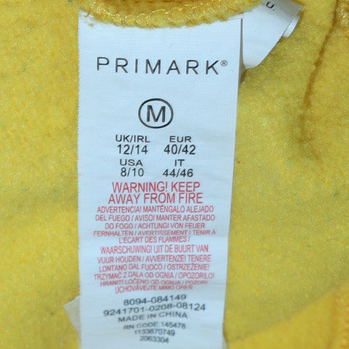 Womens UK Size M Disney Yellow Pullover Sweatshirt