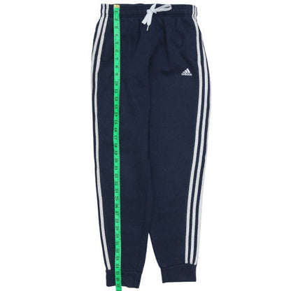 Adidas Boys Blue 13-14 Years Jogger Activewear Trousers with Side Stripes