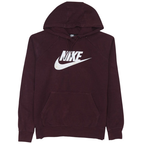 Womens UK Size S Nike Brown Pullover Hoodie
