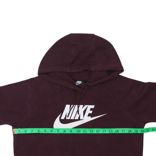 Womens UK Size S Nike Brown Pullover Hoodie