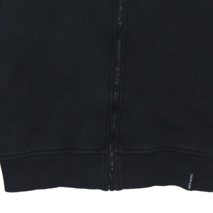 Calvin Klein Men’s Black Full Zip Track Jacket Size M Cotton Blend