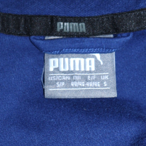 Mens UK Size S PUMA Blue Full Zip Hoodie