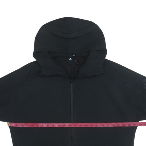 Mens UK Size XL adidas Black Full Zip Hoodie