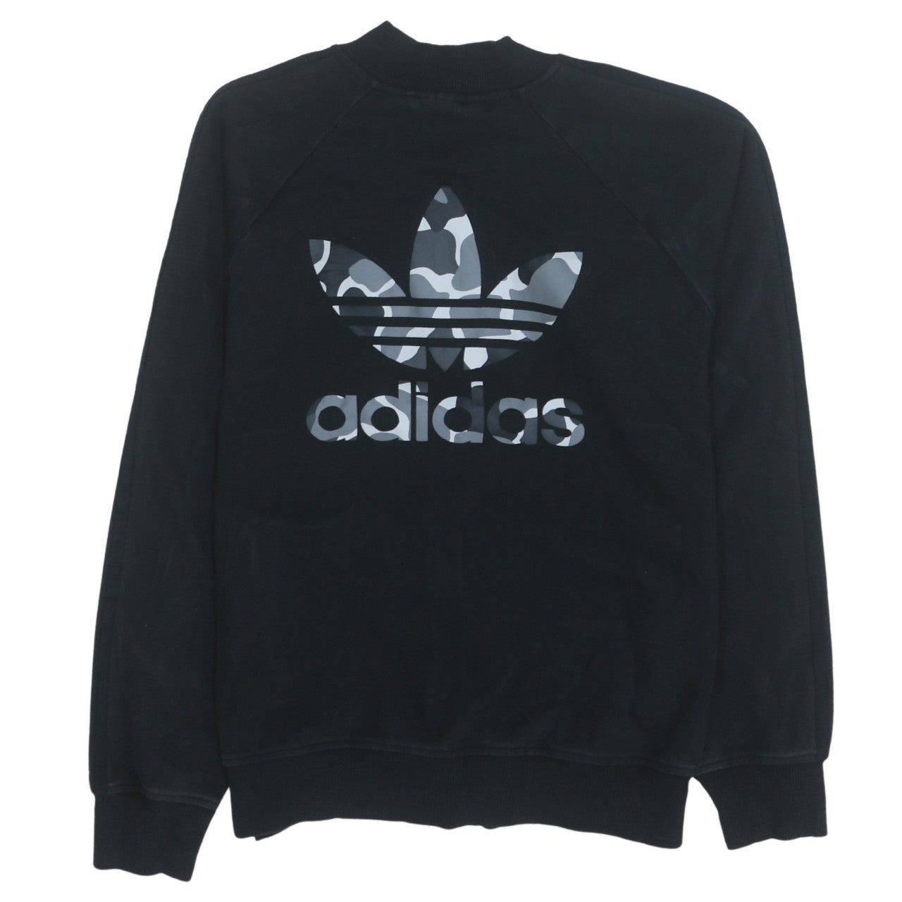 Mens UK Size M adidas Black Full Zip Sweatshirt