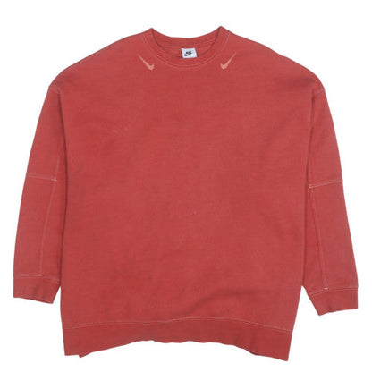 Mens UK Size L Nike Red Pullover Sweatshirt