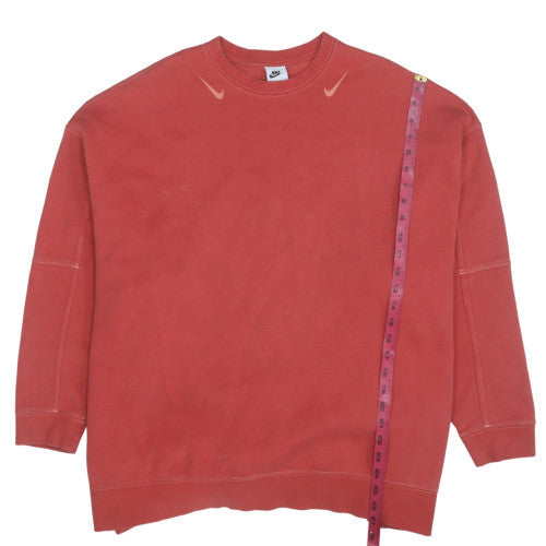 Mens UK Size L Nike Red Pullover Sweatshirt