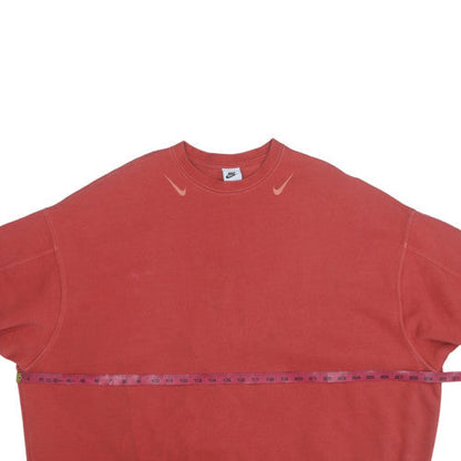 Mens UK Size L Nike Red Pullover Sweatshirt