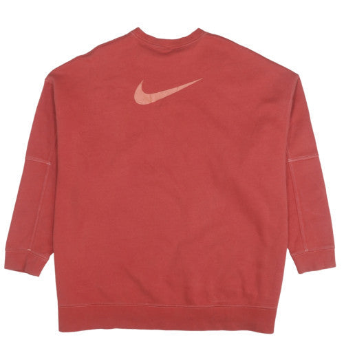 Mens UK Size L Nike Red Pullover Sweatshirt
