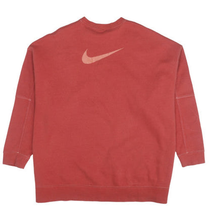 Mens UK Size L Nike Red Pullover Sweatshirt
