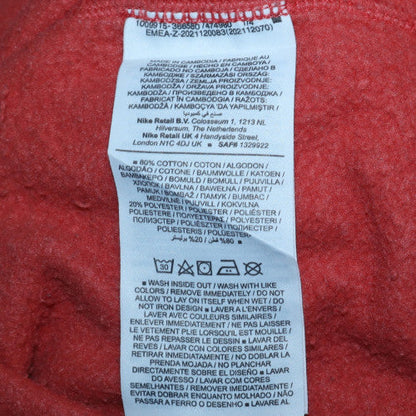 Mens UK Size L Nike Red Pullover Sweatshirt