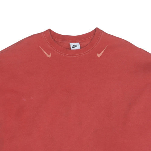 Mens UK Size L Nike Red Pullover Sweatshirt